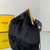 Fendi 8BP127 Fendi First Medium Fox fur Black Bag