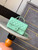 Chanel AS5243 Mini Flap Bag with Top Handle Lambskin & Lacquered Metal Light Green