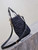 Dior M0565 Medium Lady Dior Bag Black Graphic canvas