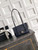 Chanel AS6130 Small Flap Bag Grained Shiny Calfskin & Gold-Tone Metal Navy Blue