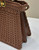 Fendi 8BN327 Peekaboo ISeeU Small Caramel  interlace leather bag 80138M
