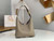 Chloé CHC24AS629I316J5 Small Marcie Hobo Bag in grained leather Motty Grey