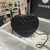 Chanel AS2928 Flap Large Heart Bag Lambskin Black