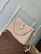 LV M14659 Louis Vuitton Anytime PM Cowhide Leather Bag Sand