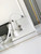 LV M84714 Louis Vuitton Crocodile pattern MM White