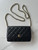 Chanel AP4241 Classic Wallet On Chain Grained Shiny Calfskin Black