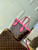 LV M12106 Louis Vuitton Neverfull Bandoulière Inside Out BB Handbag Rose