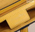 Dior M0455 Saddle Bag With Strap plain weave Yellow Calfskin M0456