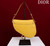 Dior M0455 Saddle Bag With Strap plain weave Yellow Calfskin M0456