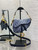Dior M0455 Saddle Bag With Strap Blue Denim Dior Oblique Jacquard M0456