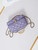 Chanel AS5011 Flap bag Shiny Lambskin Imitation Pearls & Gold-Tone Metal Light Purple