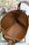 Dior Medium Signature Bucket Bag Grained Calfskin M2841 Brown