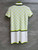Gucci Women GG intarsia pattern Ivory and lime green dress G85264