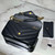 YSL 801437 Loulou small in matelassé lambskin Black
