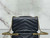 YSL 801437 Loulou small in matelassé lambskin Black