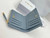 Dior S5173 Caro Dahlia Wallet Blue Supple Cannage Calfskin