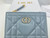 Dior S5173 Caro Dahlia Wallet Blue Supple Cannage Calfskin