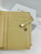 Dior S4208 Dior Caro Dahlia Wallet Macaron Yellow Cannage Lambskin with Heart Motif