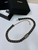 Chanel 25S Chain Belt Metal and Resin Black and White AA0903