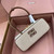 MiuMiu 5BB173 Beau Canvas and Leather Bag Beige/Brandy