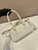 Prada 1BA457 Medium Prada Galleria leather bag White