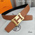 Hermes H077971CAVG085 H belt buckle & Reversible leather strap 38 mm H88023