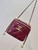 Chanel Small Vanity with Chain Shiny Calfskin Wine Red AP2292 Gold