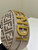 Fendi 7AS089 Nano Fendigraphy Gray Leather Charm 80056S