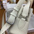 Hermes H084109CK25 Kelly Messager Shoulder Togo 25 bags White Silver