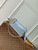 LV M25445 Louis Vuitton Slim Trunk Bag Gray Blue