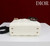 Dior M0531OUQA_M030 Small Lady Dior Bag with White Cannage Lambskin Gold Chain