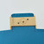 Fendi 8M0498 Wallet On Chain Baguette Blue denim-effect FF jacquard wallet