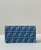 Fendi 8M0498 Wallet On Chain Baguette Blue denim-effect FF jacquard wallet