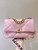 Chanel AS1160 Chanel 19 Handbag Flap Lambskin Pink