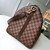 LV N41414 Louis Vuitton Keepall Bandoulière 55 Travel Bag Damier Ebene Canvas