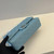 Chanel A01112 Flap Classic 11.12 Handbag Lambskin Blue Gray
