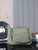 Chanel A90090 Flap Bag Vintage Green Suede Silver