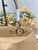 Dior M0737 Cigale top handle bag Apricot