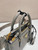 Prada Galleria mini  leather bag 1BA916 gray