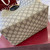 Gucci 815103 GG Emblem bucket bag Beige and Black