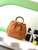 Chanel 26C AS6010 Hobo Suede Calfskin Turtoise-Shell Effect Plexi & Gold-Tone Metal Tan