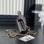 Chanel AP3226 Phone Holder with Chain Patent Calfskin & Gold-Tone Metal Gray