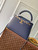 Louis Vuitton LV M12751 Capucines MM Handbag Blue