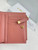 Dior S4208 Dior Caro Dahlia Wallet Macaron Rose Red Cannage Lambskin with Heart Motif