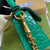 Gucci â€?47260 GG Marmont Mini Crocodile Pattern Top Handle Bag Green