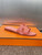 Hermes H202272ZvX3360 Women Lizard-patterned calfskin Oran Sandal H33657