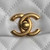 Chanel 25P AS5353 Flap Bag Shiny Lambskin  Imitation Pearls & Gold-Tone Metal White