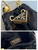 Prada 1NR016 Sequined satin mini-pouch Black