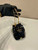 Prada 1NR016 Sequined satin mini-pouch Black