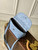 LV M14116 Louis Vuitton Pulse Wearable Wallet Sky Blue